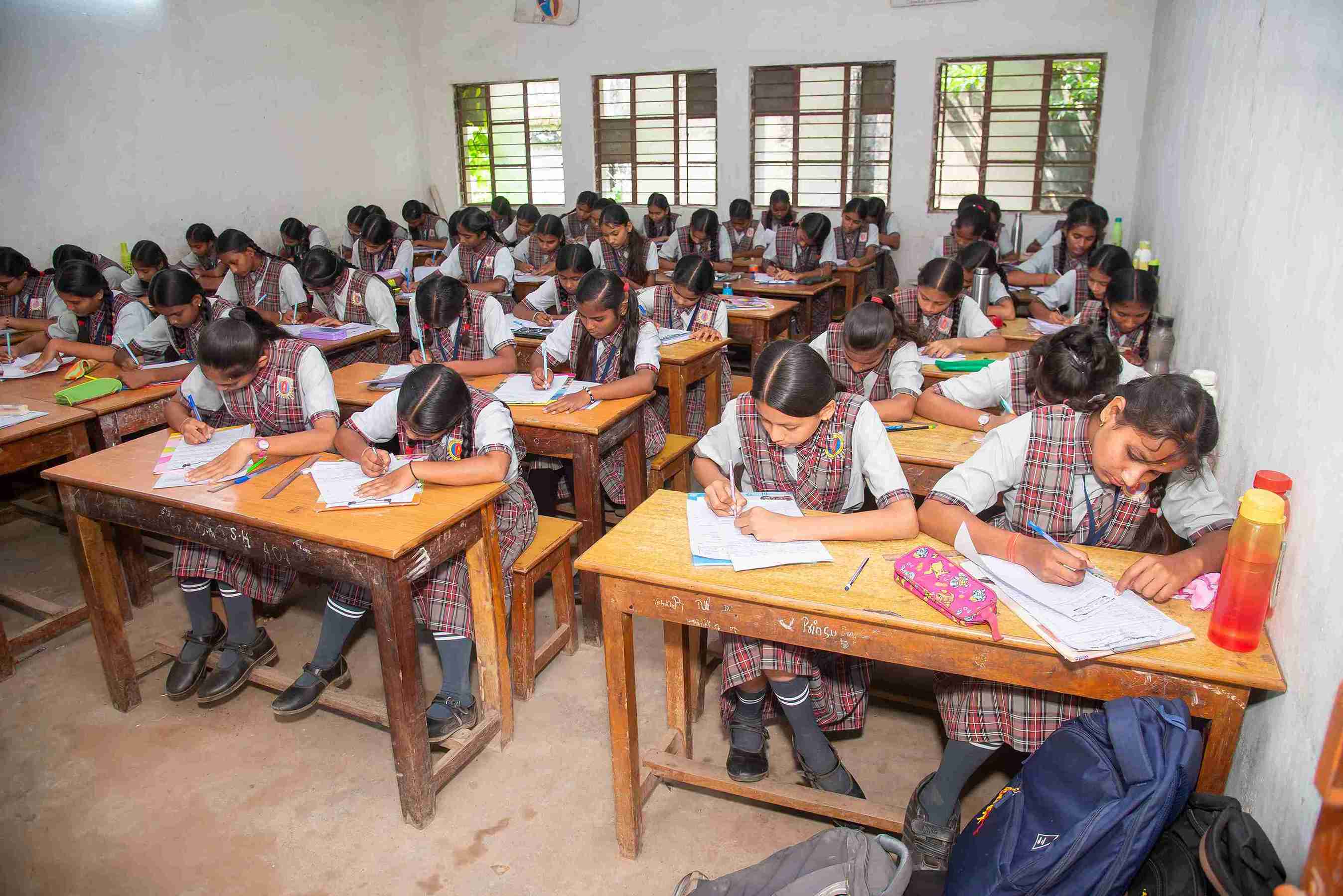 School Classroom & Library